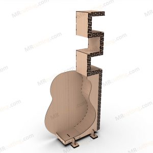 Guitar stand design made with Versace decoration