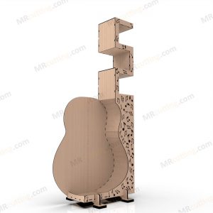 Download svg, plt file Acoustic guitar stand suitable for laser cutting